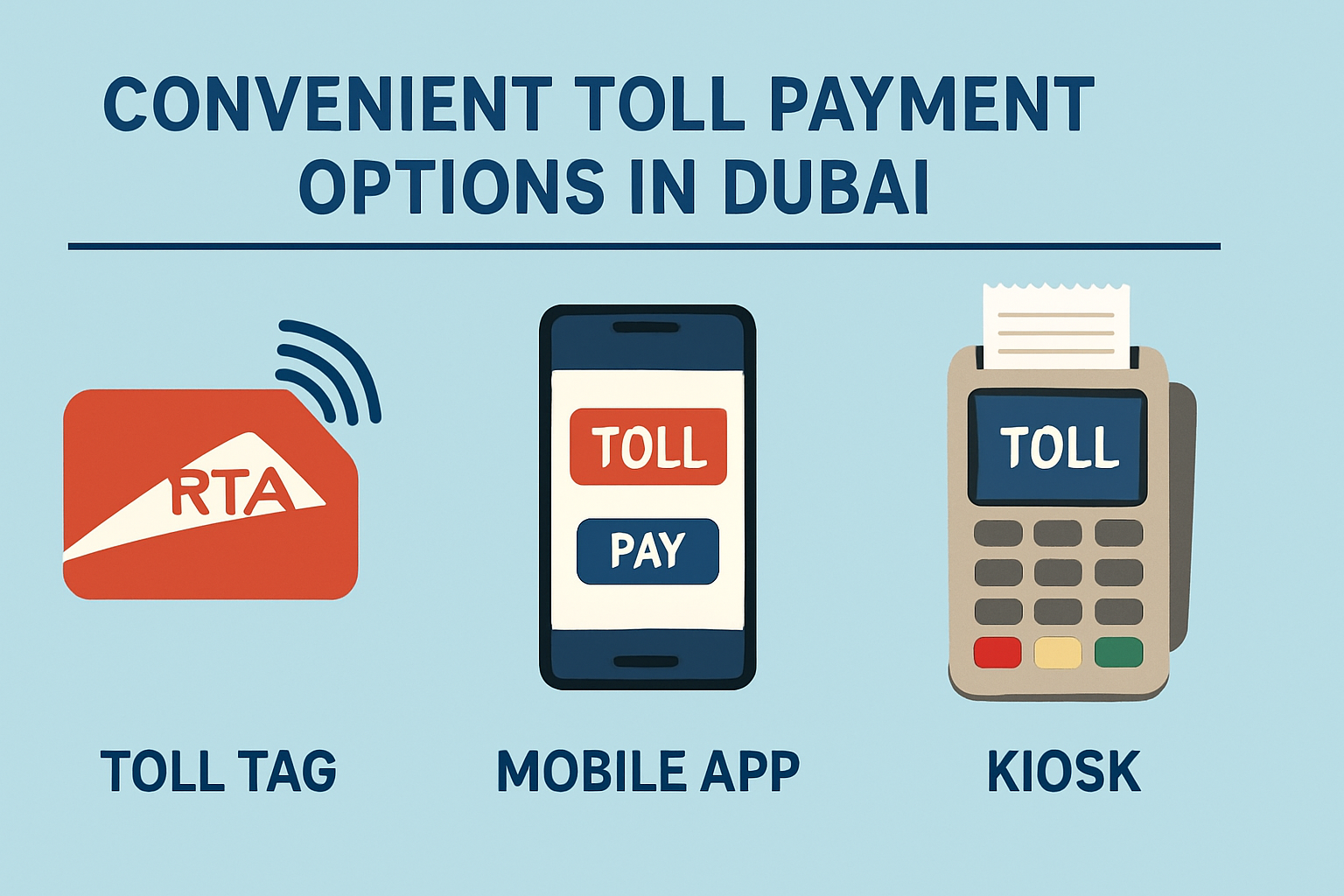 Convenient Toll Payment Options in Dubai