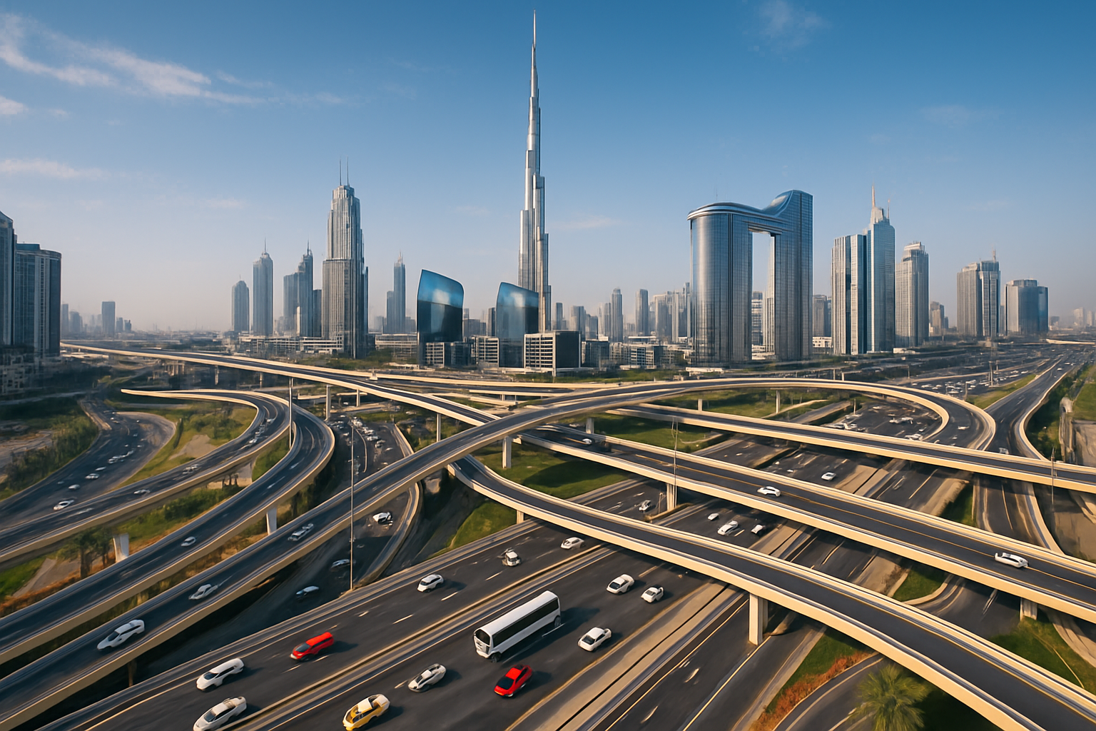 Efficient Traffic Management in Dubai